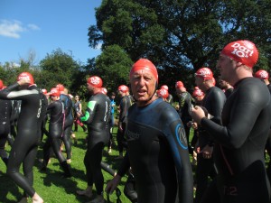 Gosh, it's hot in this clobber, hope the river is cooler?!